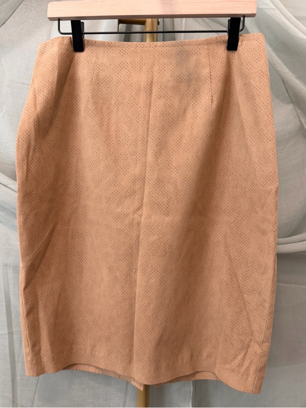 Chico's Classic Camel Brown Lined Pencil Skirt